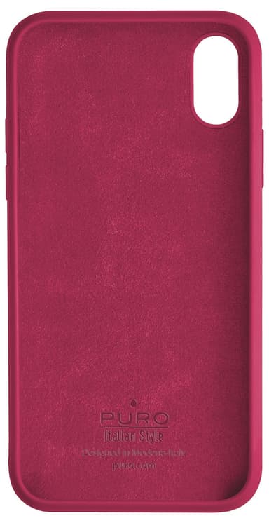 Puro Icon deksel iPhone XR (fuchsia)