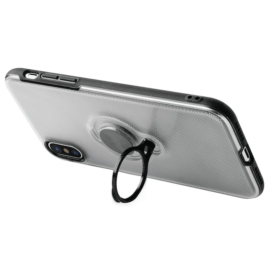 Puro Magnet Ring deksel for iPhone XR (transparent)
