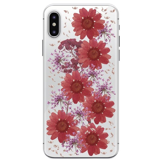 Puro Hippe Chic Fall deksel for iPhone X (rød)