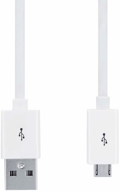 IWantit 1.8 m USB-A til Micro USB kabel (hvit)