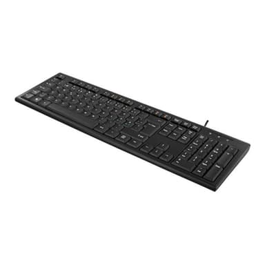 Tastatur USB Nordisk Sort
