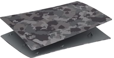 PS5 Digital Edition konsolldeksel (Grey Camouflage)