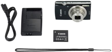 Canon Ixus 185 kompaktkamera (sort)