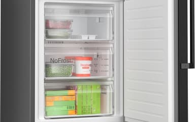 Bosch Kjøleskap/fryser kombinasjon KGN36VXCT (Black inox-antifingerprint)