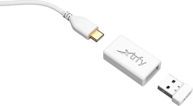 Xtrfy M8 trådløs gamingmus (hvit)