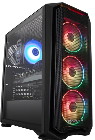 PCSpecialist Tornado RS50 R5/16/1000/RTX3060Ti stasjonær gaming-PC