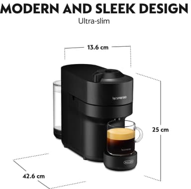 Nespresso Vertuo Pop kaffemaskin av DeLonghi ENV90.B (sort)
