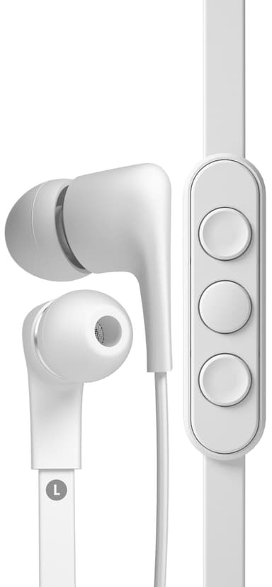 a-Jays Five iOS in-ear hodetelefoner (hvit)