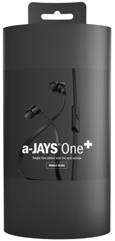 a-Jays One+ in-ear hodetelefoner (sort)