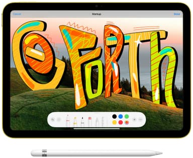 iPad 10,9" (2022) 256GB WiFi (gul)