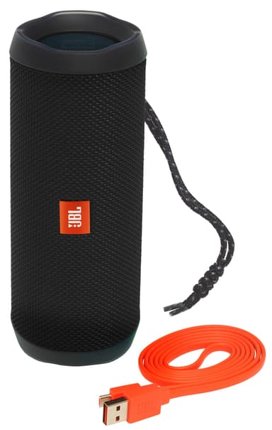 JBL Flip 4 trådløs høyttaler (sort)