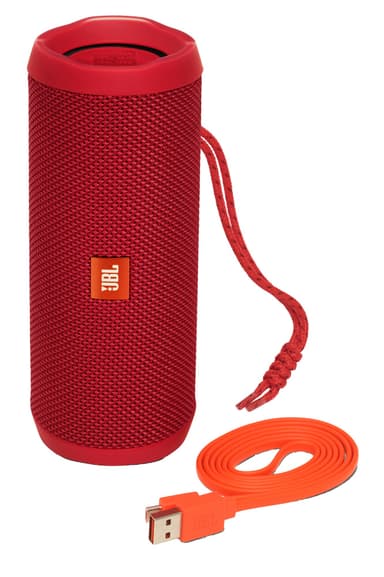 JBL Flip 4 trådløs høyttaler (rød)