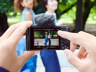 Sony ZV-1F digitalt kamera for vlogging