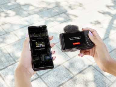 Sony ZV-1F digitalt kamera for vlogging