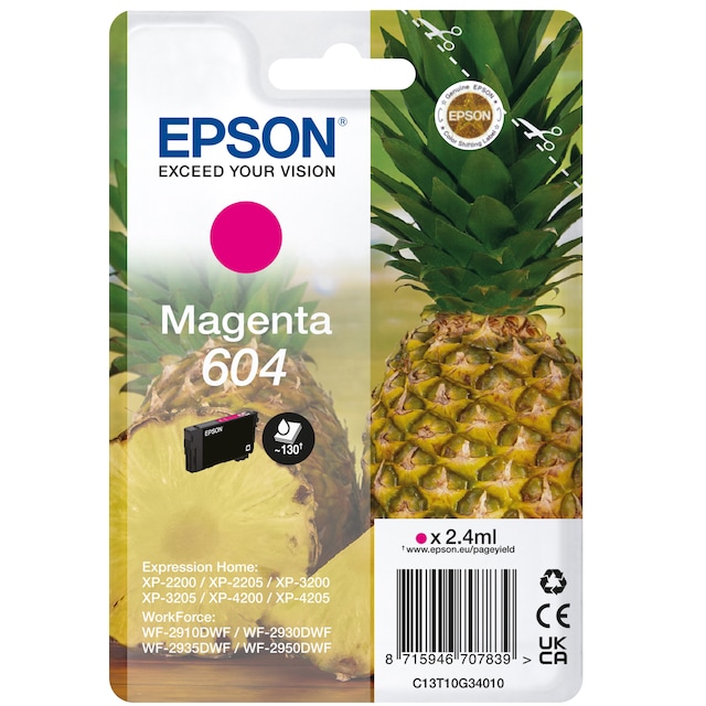 Epson 604 blekkpatron (magenta)