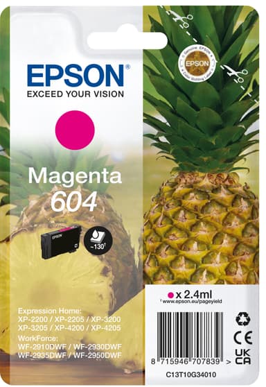 Epson 604 blekkpatron (magenta)