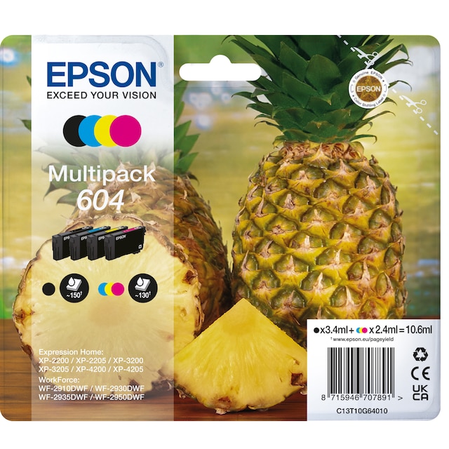 Epson Multipack 604 blekkpatroner (flerpakning)