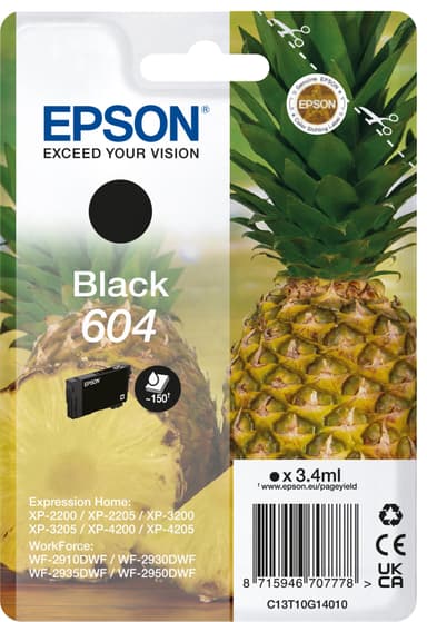 Epson 604 blekkpatron (sort)