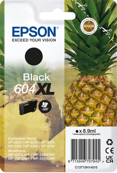 Epson 604 XL blekkpatron (sort)
