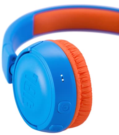 JBL Jr. 300BT trådløse on-ear hodetelefoner (blå)