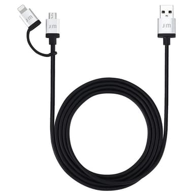 Just Mobile AluCable Duo Lightning/Mikro USB kabel