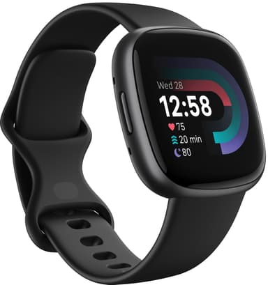 Fitbit Versa 4 smartklokke (sort/grafitt)