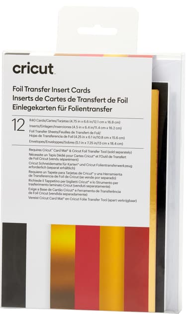 Cricut Foil innleggskort 12-pakk (Royal Flush)