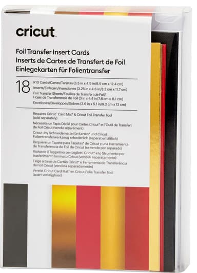 Cricut Foil innleggskort 18-pakk (Royal Flush)