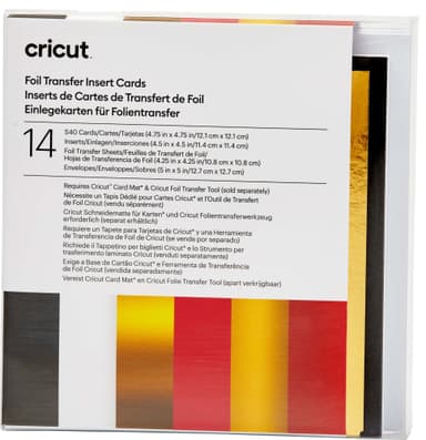 Cricut Foil innleggskort 14-pakk (Royal Flush)