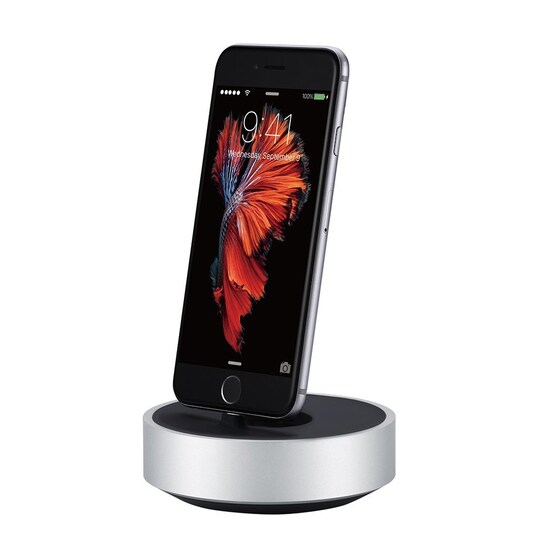 Just Mobile HoverDock til iPhone (aluminium)
