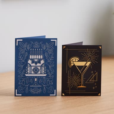 Cricut Joy A2 Foil innleggskort 8-pakk (blue lagoon)