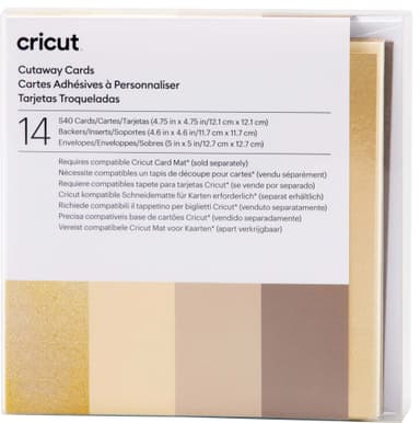 Cricut Cut-Away kort S40 (nøytral)