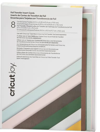 Cricut Joy A6 Foil innleggskort 8-pakk (skog)
