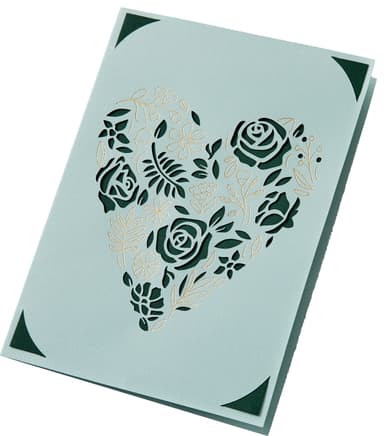 Cricut Joy A6 Foil innleggskort 8-pakk (royal flush)