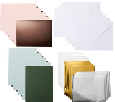 Cricut Joy A6 Foil innleggskort 8-pakk (skog)