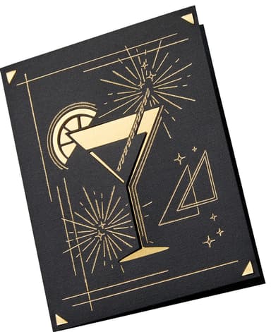 Cricut Joy A6 Foil innleggskort 8-pakk (royal flush)