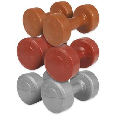 Gorilla Sports Dumbbells Aerobic Basic - Pakke 12kg