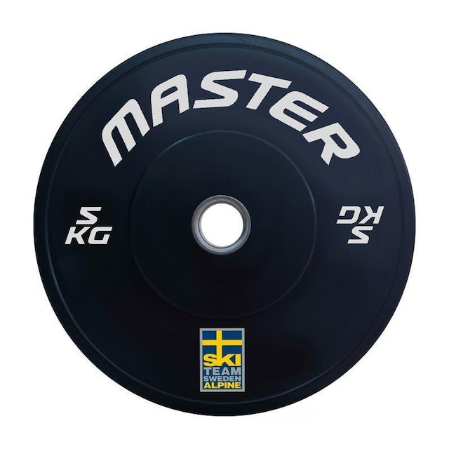 Master Fitness Bumper Ski Svart 5 kg