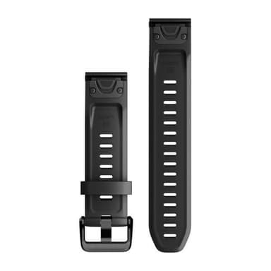 Garmin 20mm QuickFit klokkerem av silikon (sort)