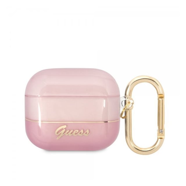 Guess AirPods 3 Deksel Translucent Rosa