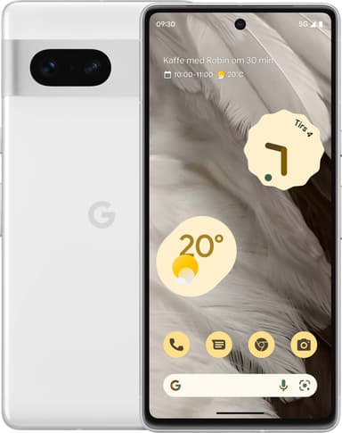 Google Pixel 7 smarttelefon 8/128GB (snø)