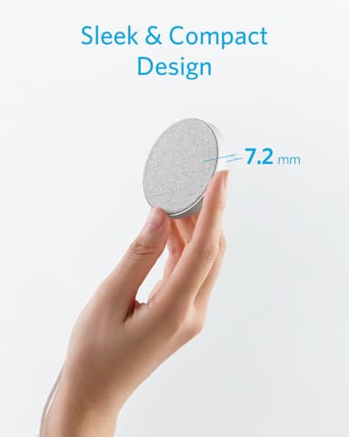 Anker PowerWave II Magnetic Pad trådløs lader (sølv)