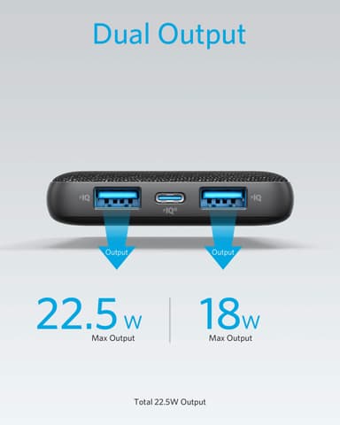 Anker PowerCore Sense 10000mAh powerbank (sort)