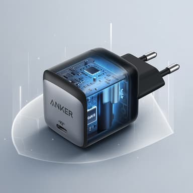 Anker Nano II 45W lader (sort)