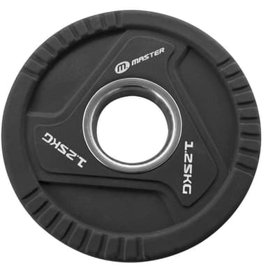 Master Fitness PU Plates Pro, Vektplate gummiert 1,25 kg