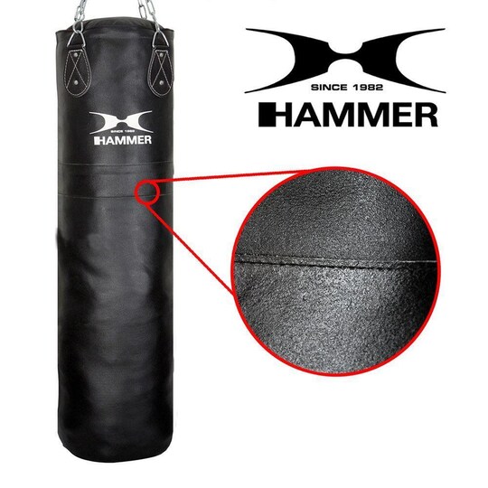Hammer Boxing Hammer Punching Bag Premium Leather 120 x 35 cm 34 kg