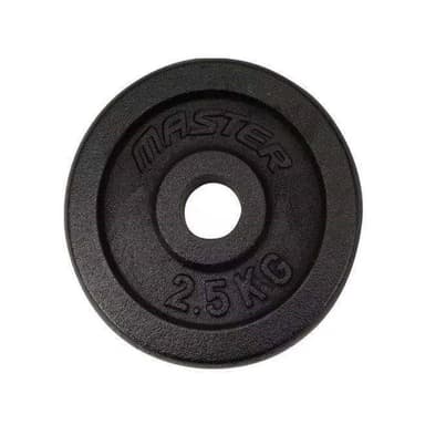Master Fitness Skolvikt 30 mm, Vektskiver Jern 2,5 kg
