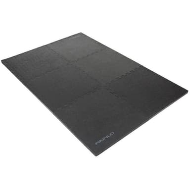 Finnlo Floor Mat 6 pieces black, professional
