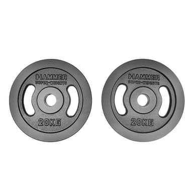 Hammer Sport Hammer Weight discs Pair 50 mm 20 kg