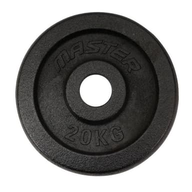 Master Fitness Skolvikt 30 mm, Vektskiver Jern 20 kg